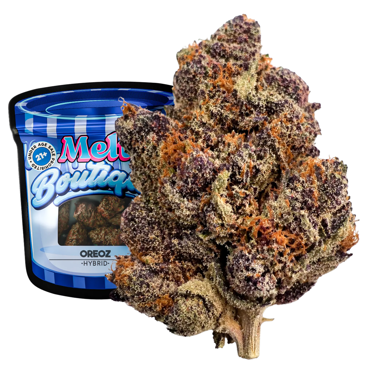 Oreoz Indica boutique craft THCA flower 3.5g