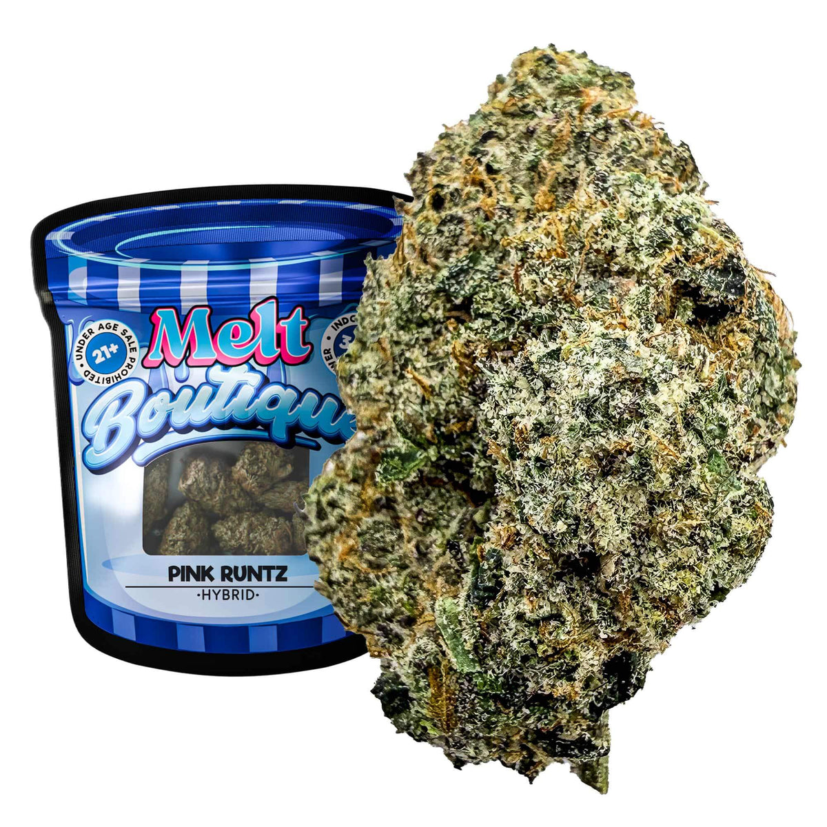 Pink Runtz THCA Flower – Boutique Craft 3.5g Premium Cannabi  Bud  Hybrid (Copy) - Melt