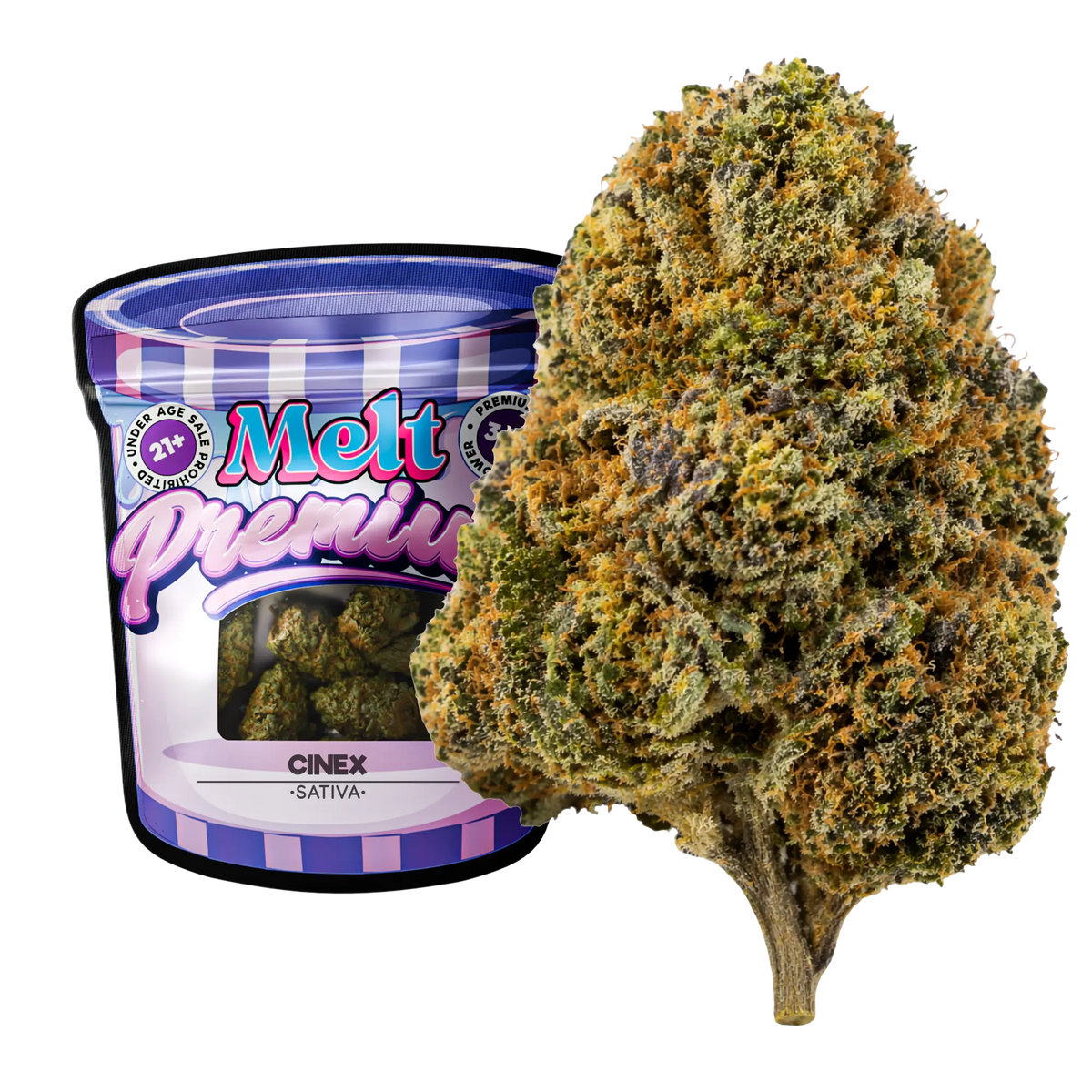 Cinex Sativa premium indoor THCA flower 3.5g