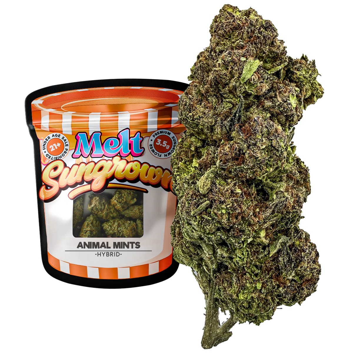 Animal Mintz hybrid sungrown THCA flower 3.5g