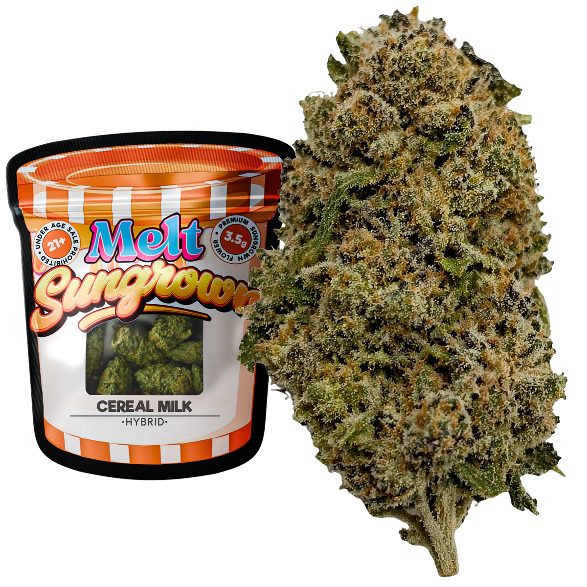 Cereal Milk Hybrid sungrown THCA flower 3.5g