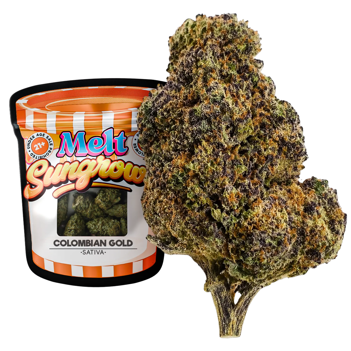 Colombian Gold Sativa sungrown THCA flower 3.5g