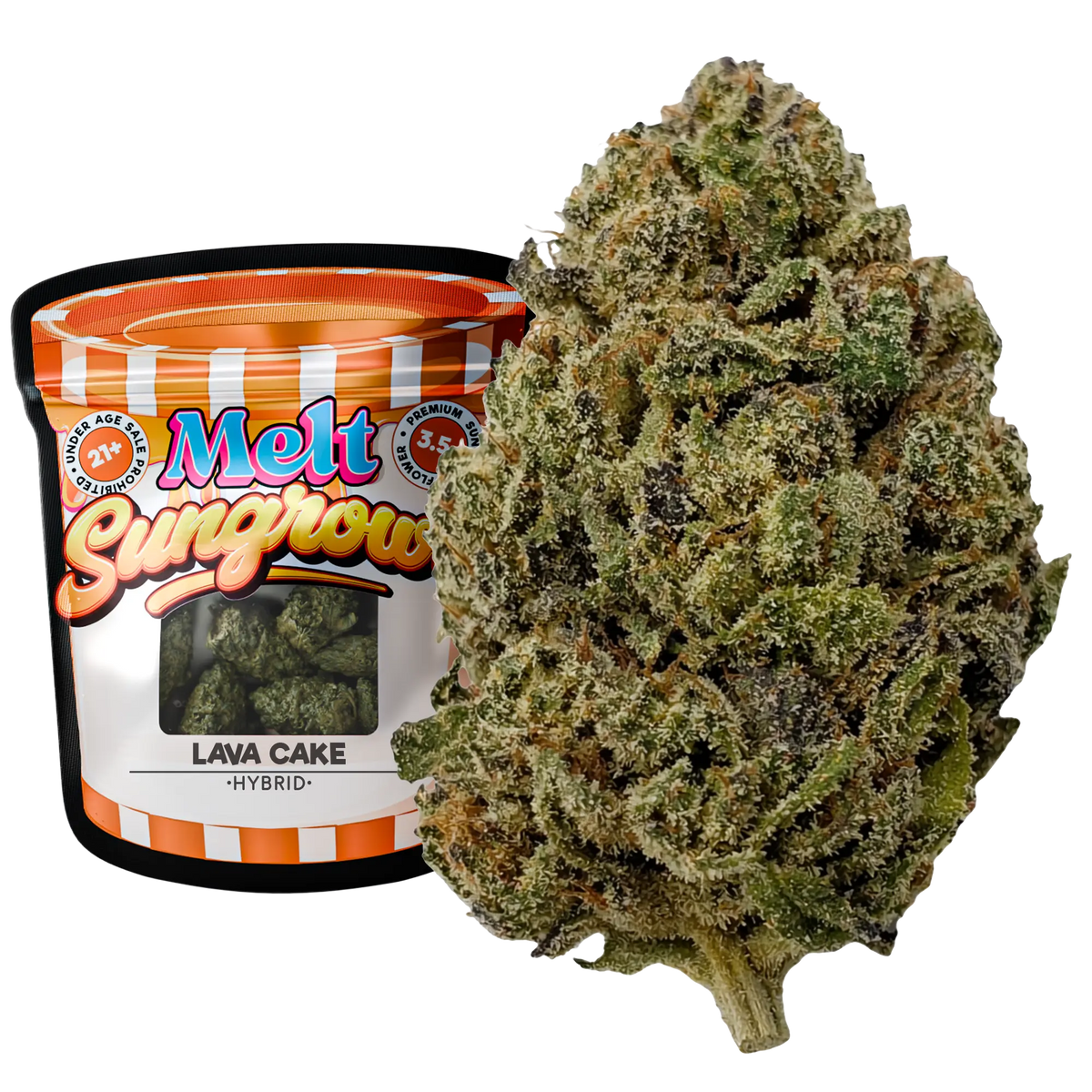 Lava Cake Indica sungrown THCA flower 3.5g