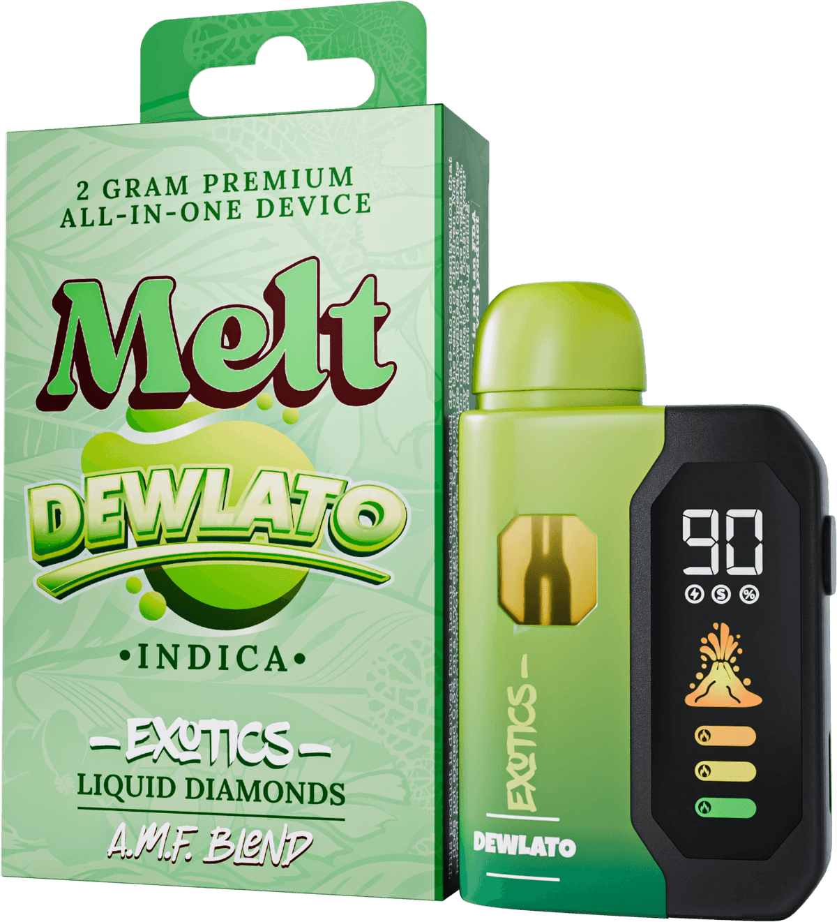 Lemon Blast AMF Blend All-In-One 2g vape device with bright lemon citrus flavor